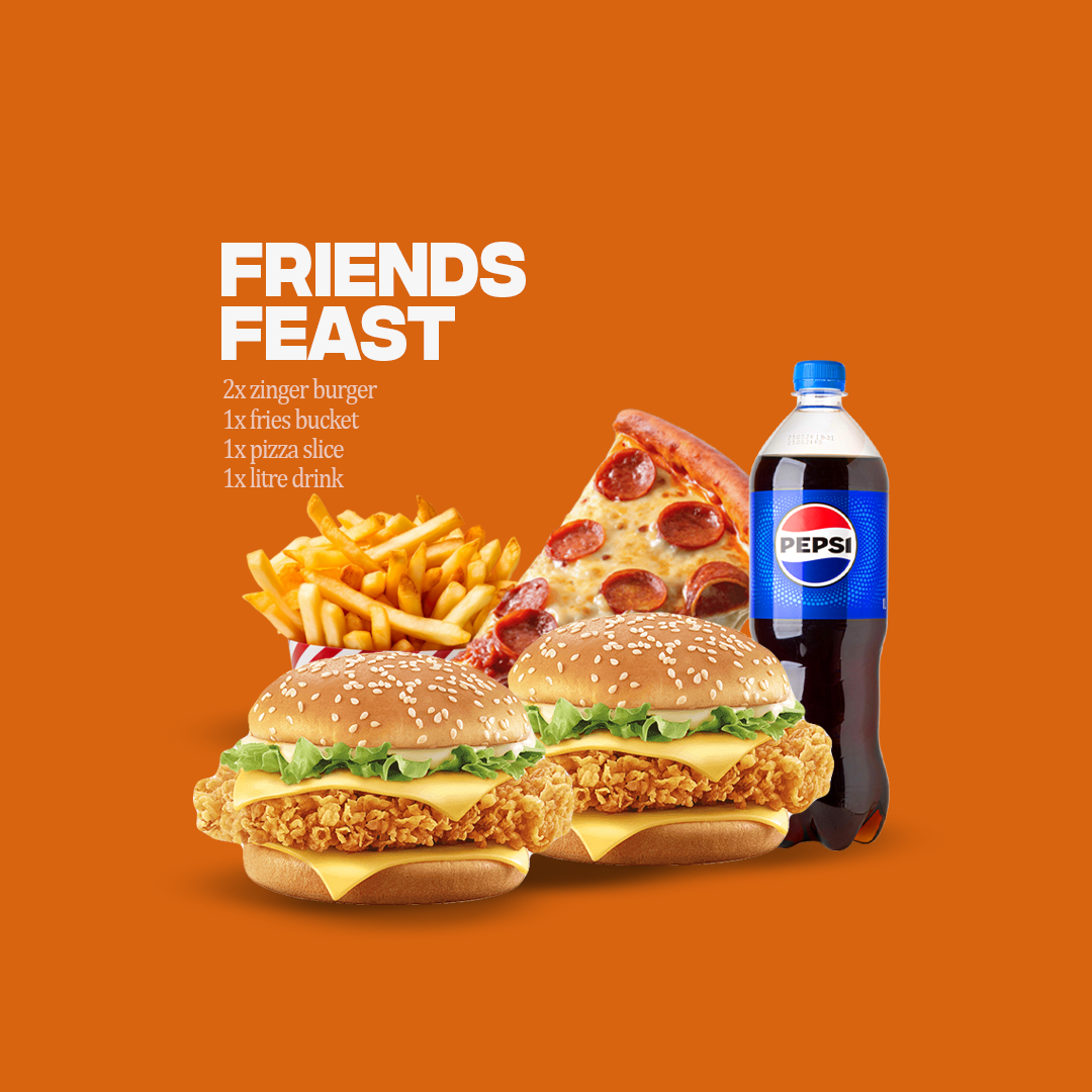 Friends feast